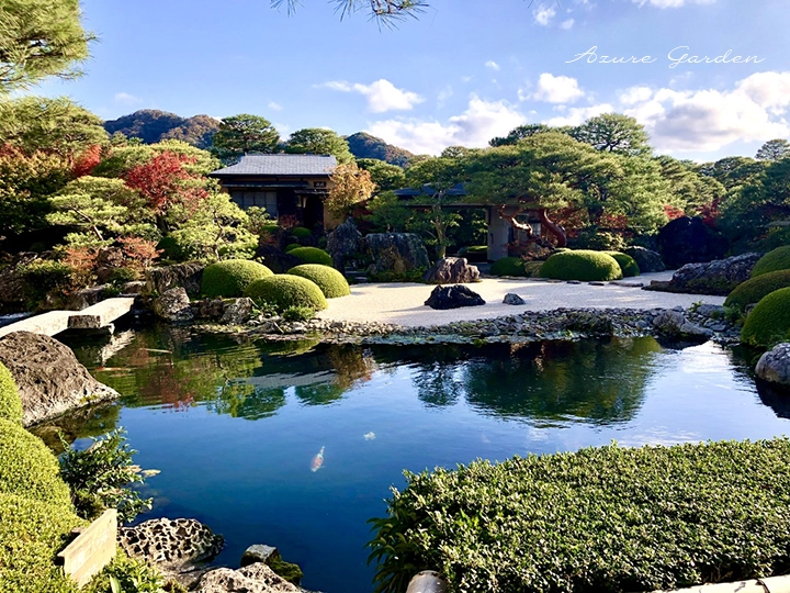 足立美術館の庭園風景
