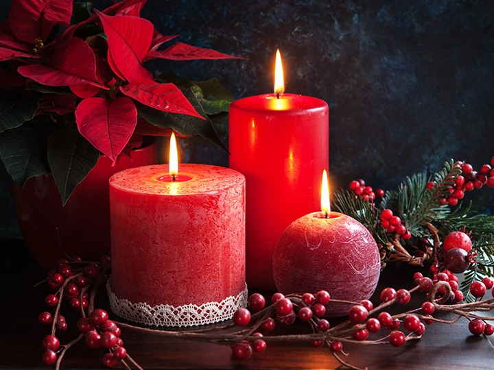 クリスマスキャンドル