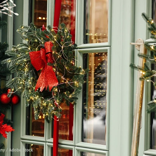 クリスマスの赤と緑