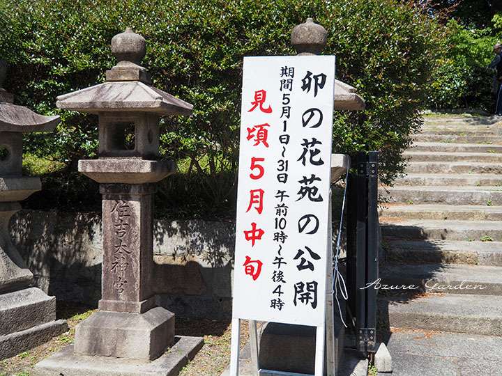 卯の花苑の公開